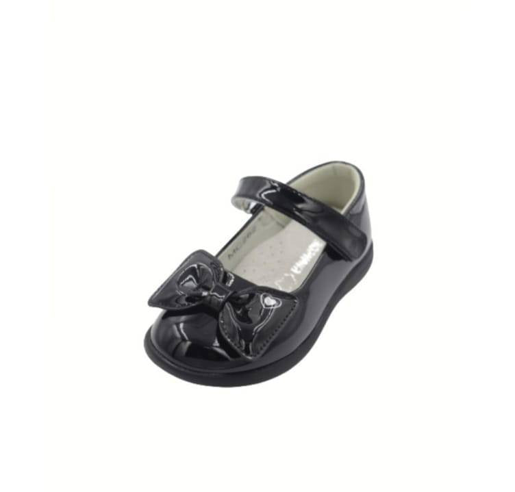 Pantofi de lac, cu fundita, Apawwa MC263, negru, marimea 32 - 37
