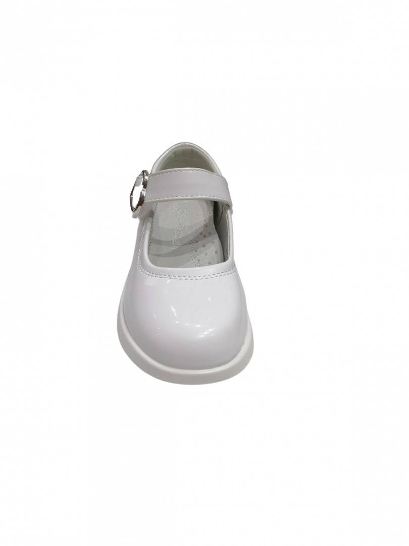 Pantofi de lac, eleganti pentru fetite, Apawwa 286, alb, marimea 25 - 30