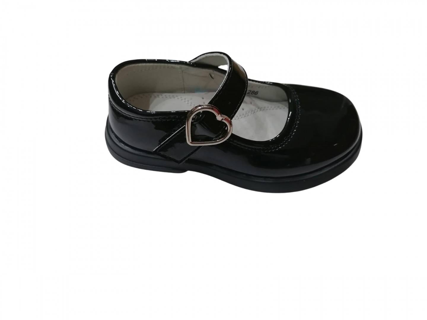 Pantofi de lac, eleganti pentru fetite, Apawwa 286, negru, marimea 25 - 36