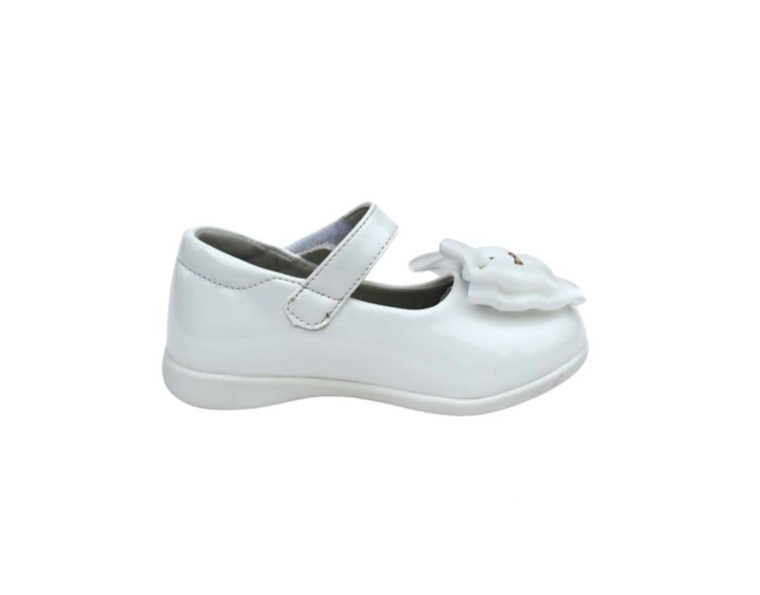 Pantofi de lac pentru fetite, Apawwa 0472R, alb, marimea 25 - marimea 31