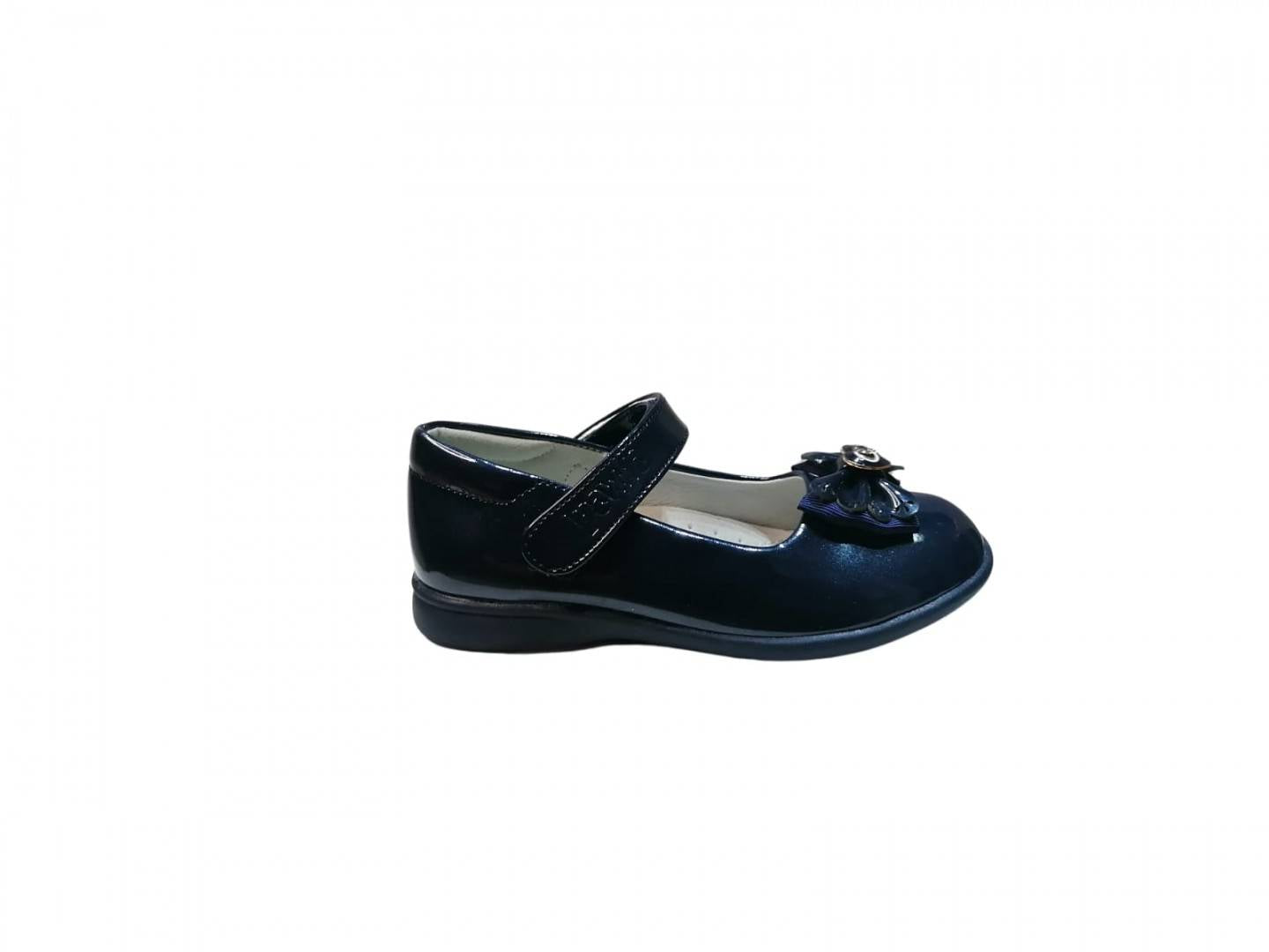 Pantofi de lac, pentru fetite, Apawwa M45 - 1, albastru, marimea 28 - 31