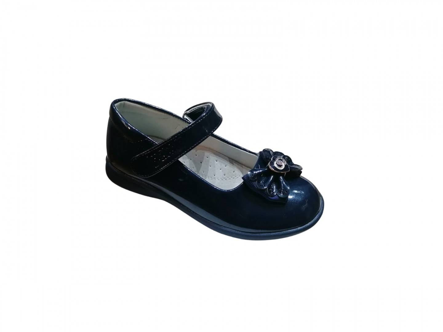 Pantofi de lac, pentru fetite, Apawwa M45 - 1, albastru, marimea 28 - 31