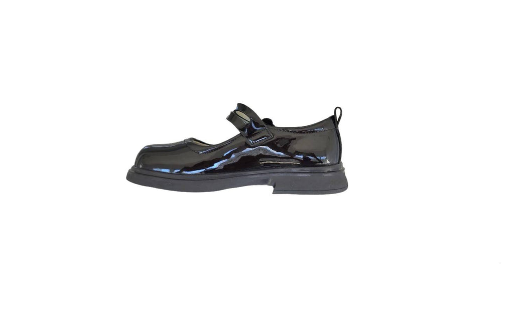 Pantofi elaganti pentru fetite, scoala, B1600, lac, negru, marimea 25 - marimea 36