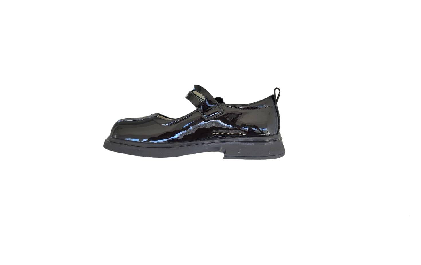 Pantofi elaganti pentru fetite, scoala, B1600, lac, negru, marimea 25 - marimea 36