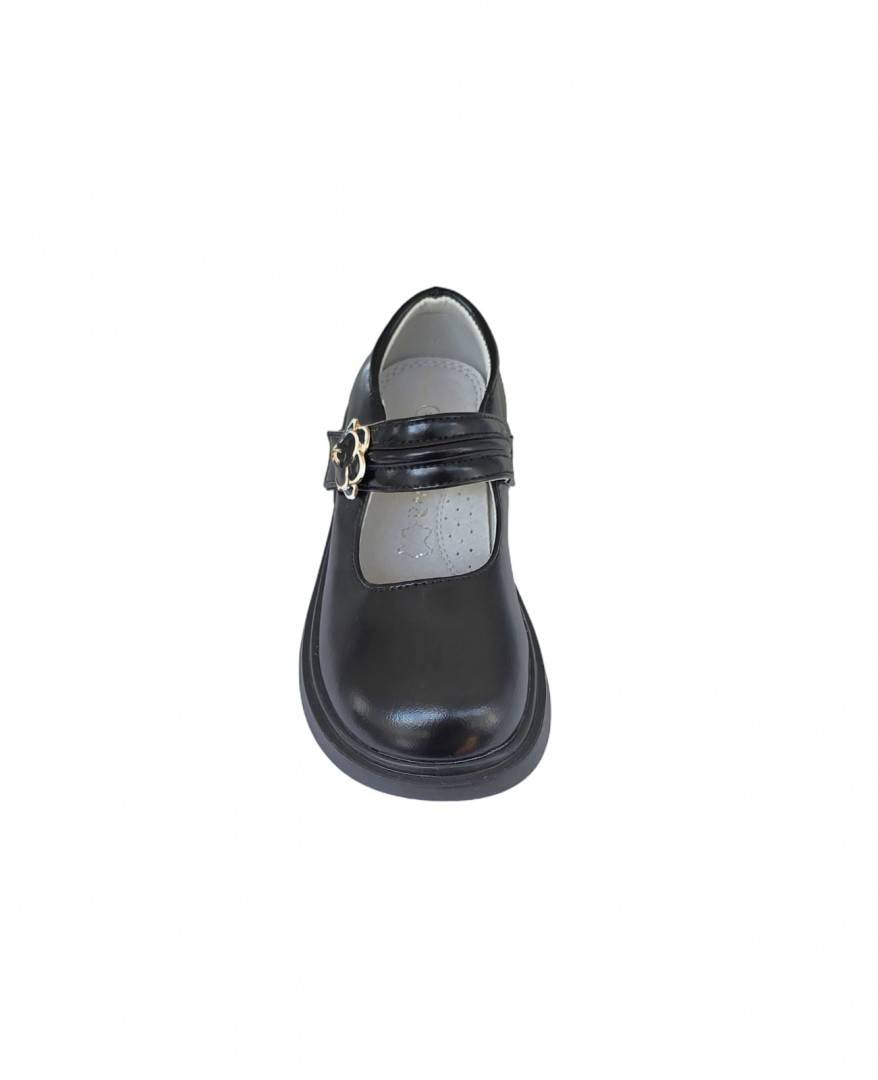 Pantofi elaganti pentru fetite, scoala, B5708, lac, negru, marimea 24 - marimea 36
