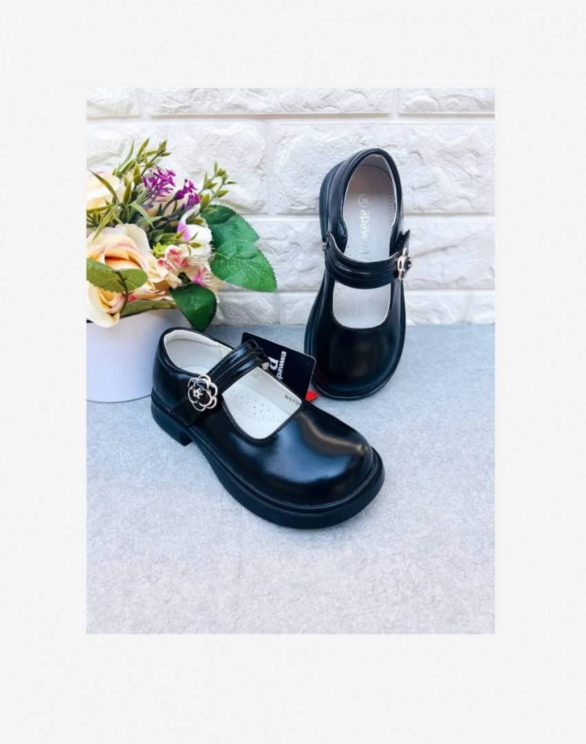 Pantofi elaganti pentru fetite, scoala, B5708, lac, negru, marimea 24 - marimea 36