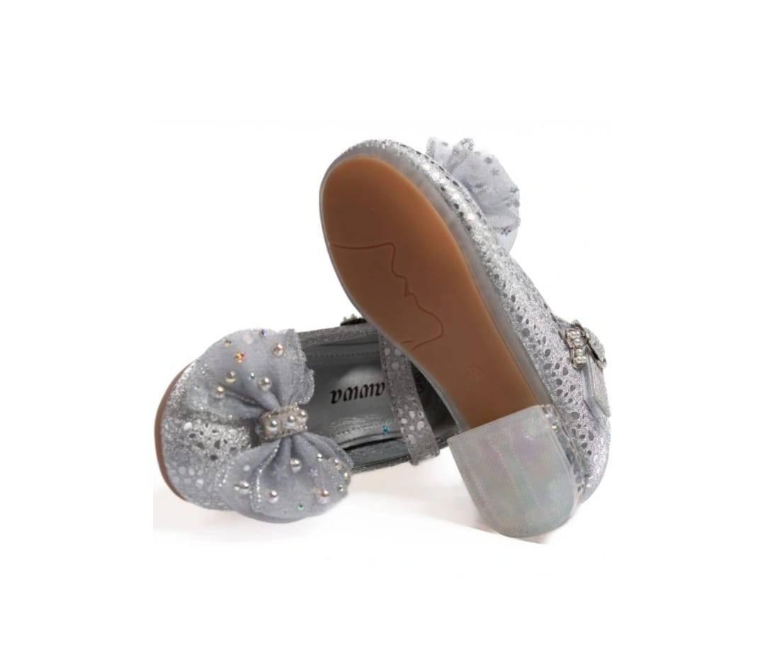 Pantofi eleganti pentru fetite, MC327, silver, 26 EU - 36 EU