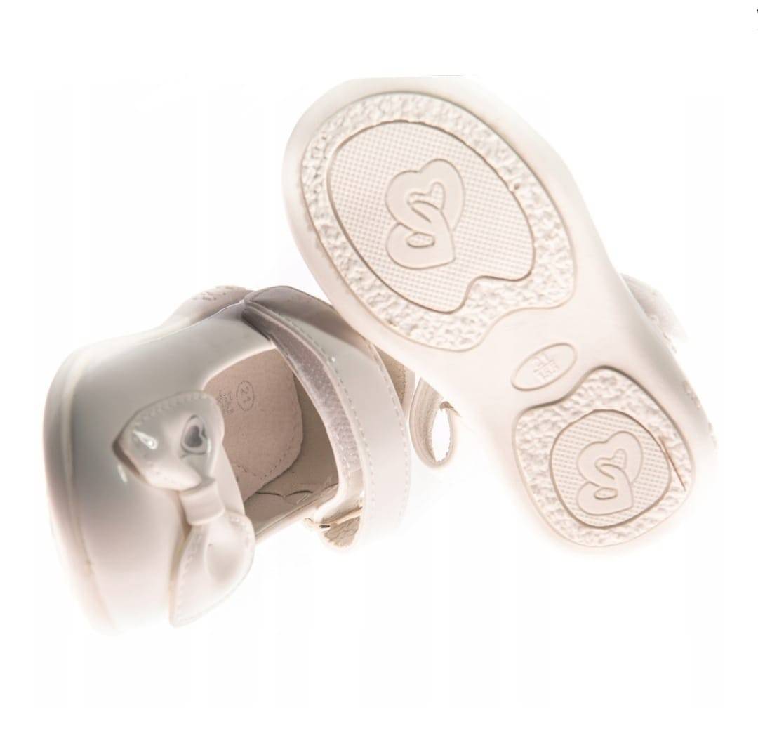 Pantofi fetite de lac, alb, 20 EU - 25  EU