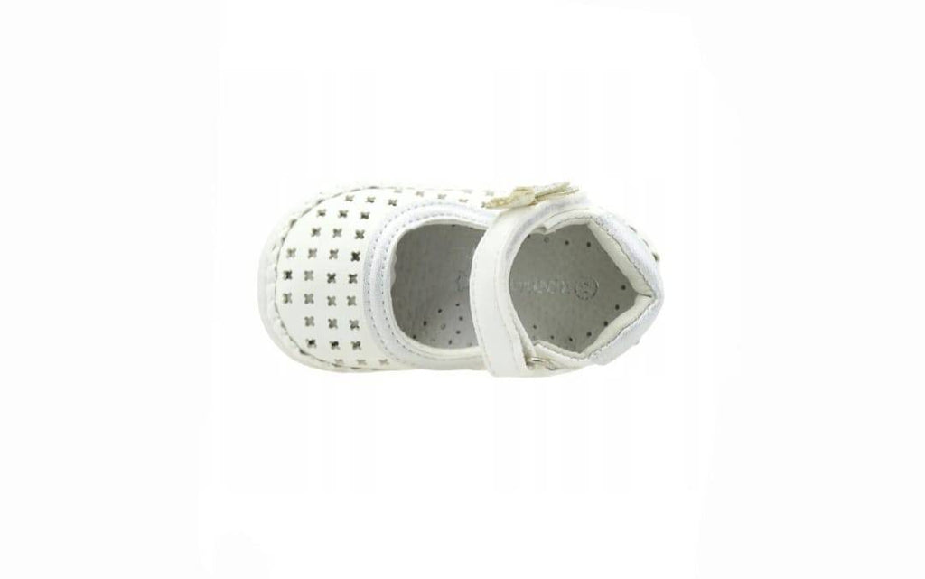 Pantofi fetite eleganti, Primii Pasi, Apawwa FC39, MASHASHOP, alb, marimea 17 - marimea 20