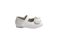 Pantofi lac fete, fundita, MC334, cu pietricele, alb, marimea 30 - 36