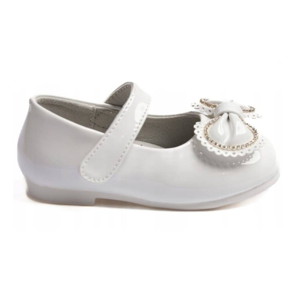 Pantofi lac fetite, Apawwa MC233, alb, 25 EU - 30 EU
