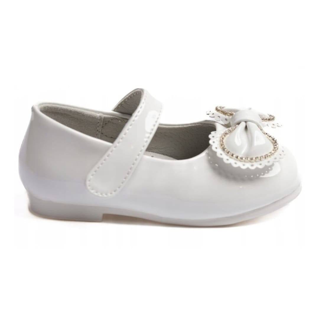 Pantofi lac fetite, Apawwa MC233, alb, 25 EU - 30 EU