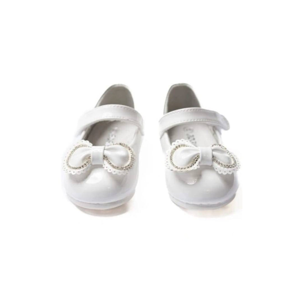 Pantofi lac fetite, Apawwa MC233, alb, 25 EU - 30 EU