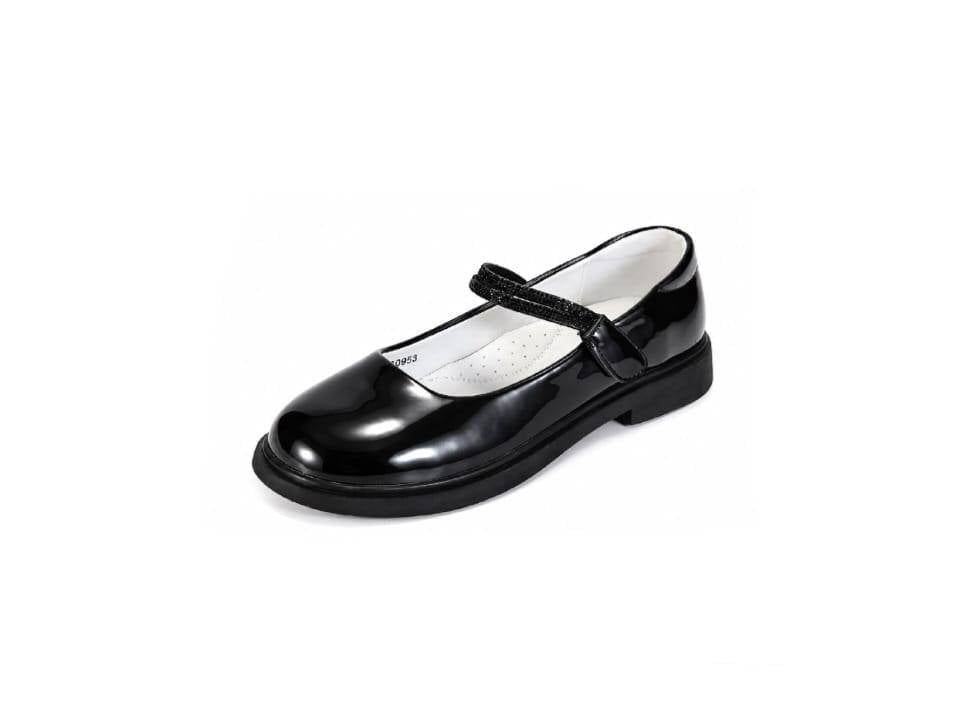 Pantofi lac pentru fetite, Apawwa ABC0952R, negru, marimea 24 - marimea 35