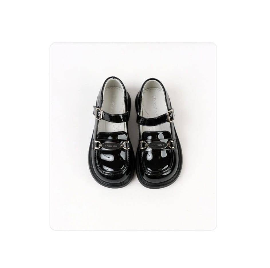 Pantofi lac pentru fetite, Apawwa ABC3683R, negru, marimea 29 - marimea 36