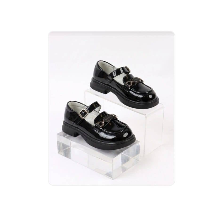 Pantofi lac pentru fetite, Apawwa ABC3683R, negru, marimea 29 - marimea 36