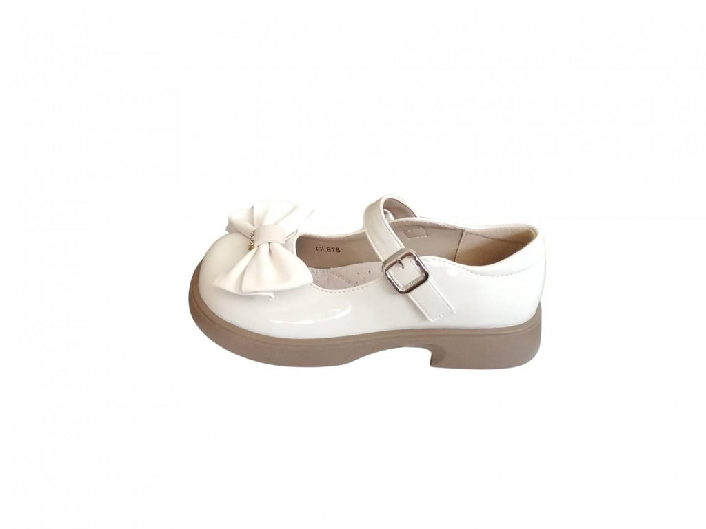 Pantofi lac pentru fetite, GL878, beige, marimea 26 -37
