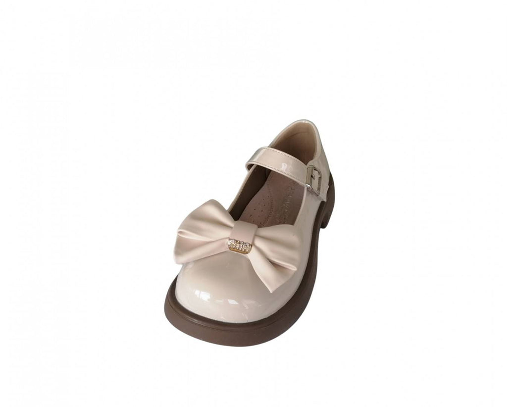 Pantofi lac pentru fetite, GL878, beige, marimea 26 -37