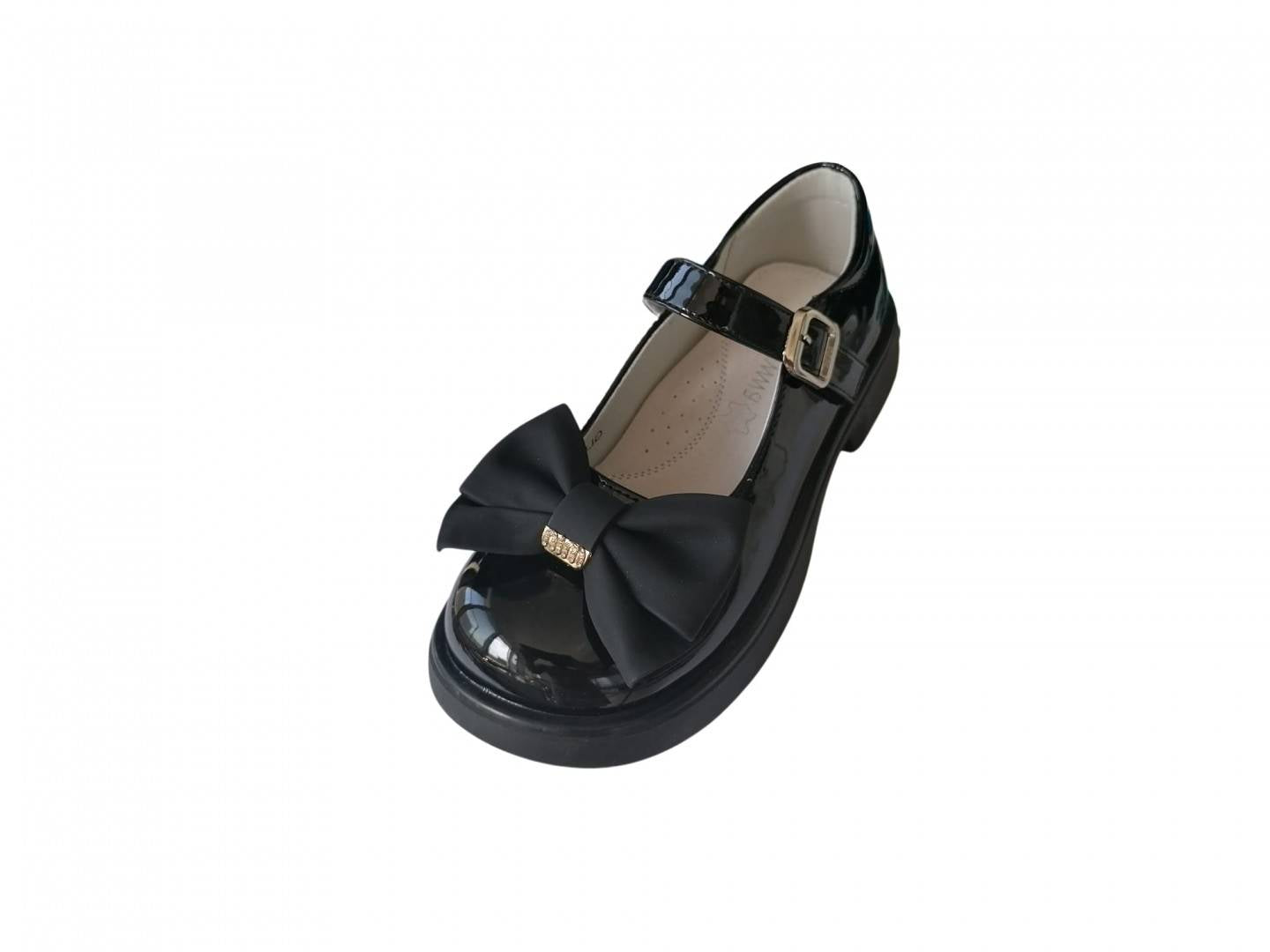 Pantofi lac pentru fetite, GL878, negru, marimea 31 - 37