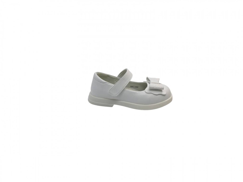 Pantofi piele copii, Apawwa MC288, alb, marimea 25 - 36