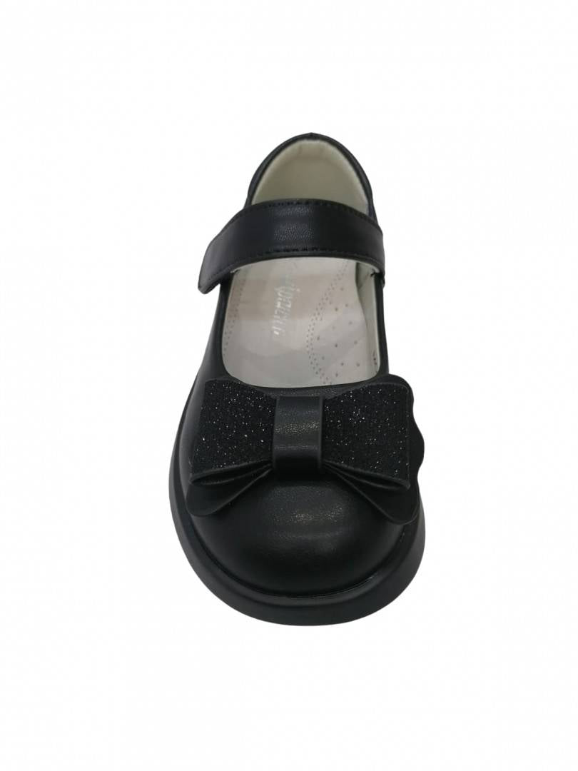 Pantofi piele, Apawwa MC288, negru, marimea 25 - 30