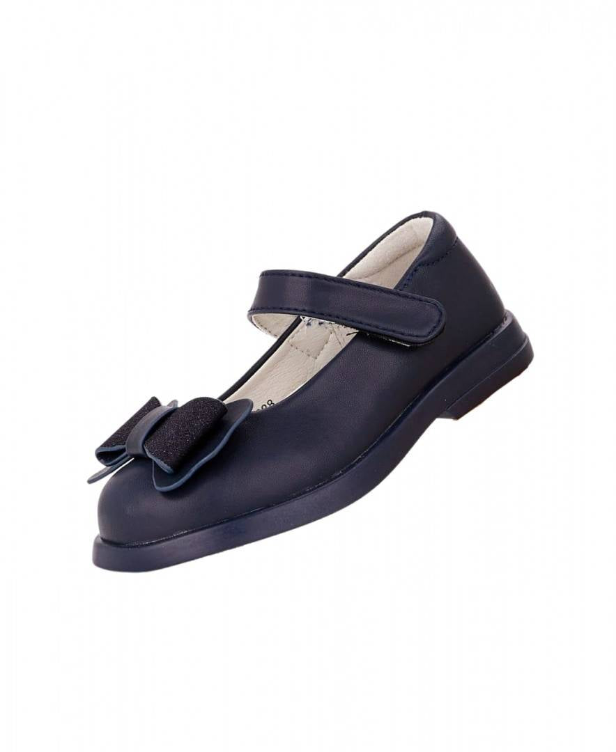 Pantofi Piele fetite, Apawwa MC289, albastru inchis, 31 EU - 36 EU