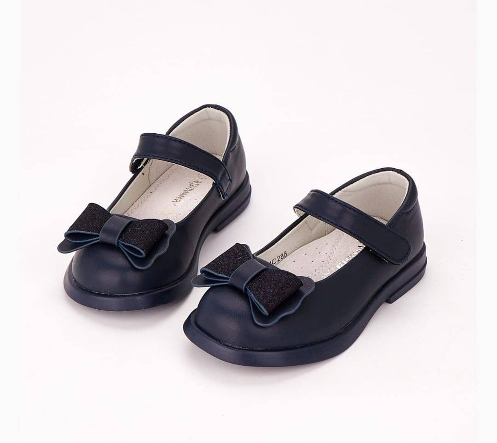 Pantofi Piele fetite, Apawwa MC289, albastru inchis, 31 EU - 36 EU