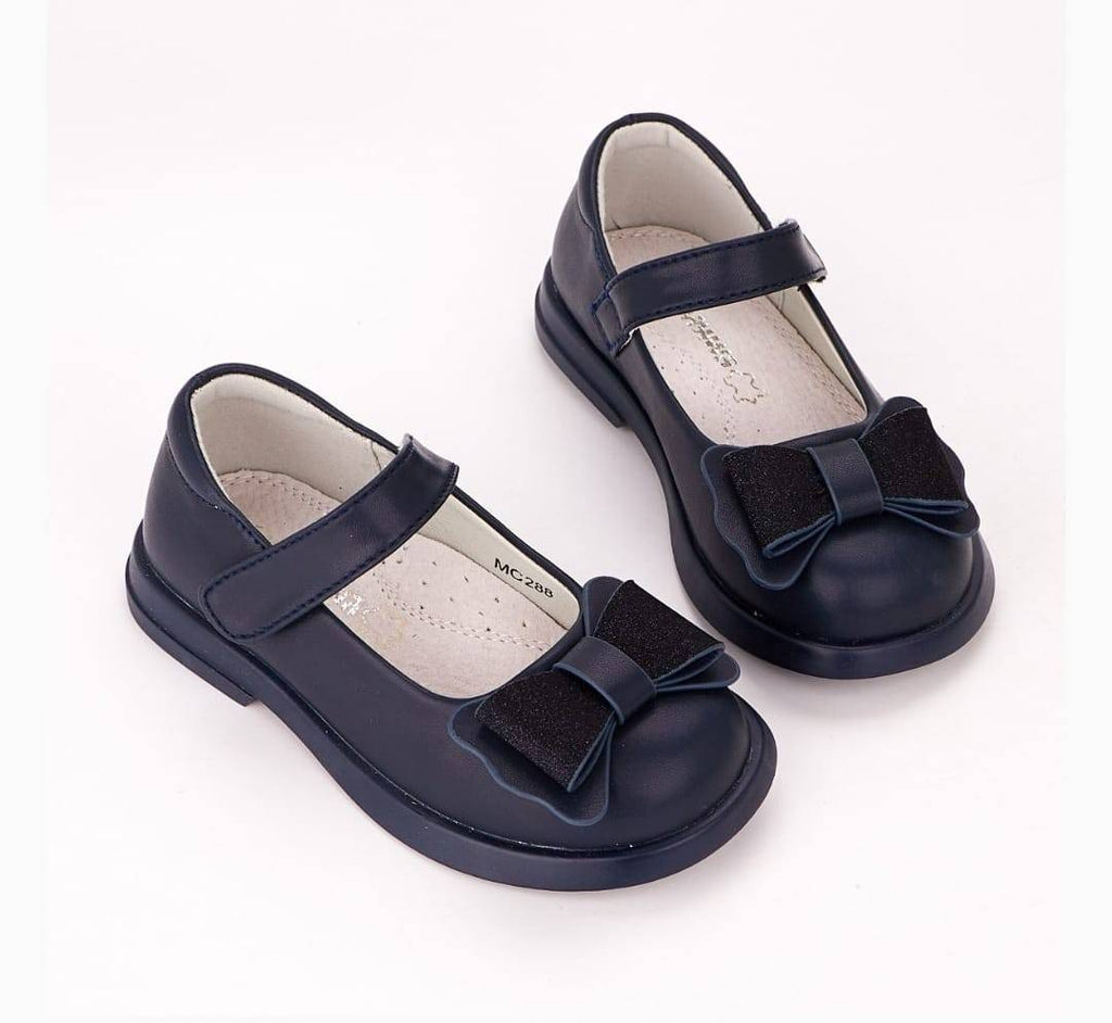 Pantofi Piele fetite, Apawwa MC289, albastru inchis, 31 EU - 36 EU