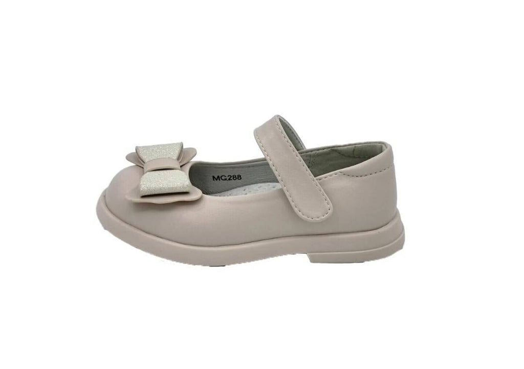 Pantofi Piele fetite, Apawwa MC289, bej, 31 EU - 36 EU
