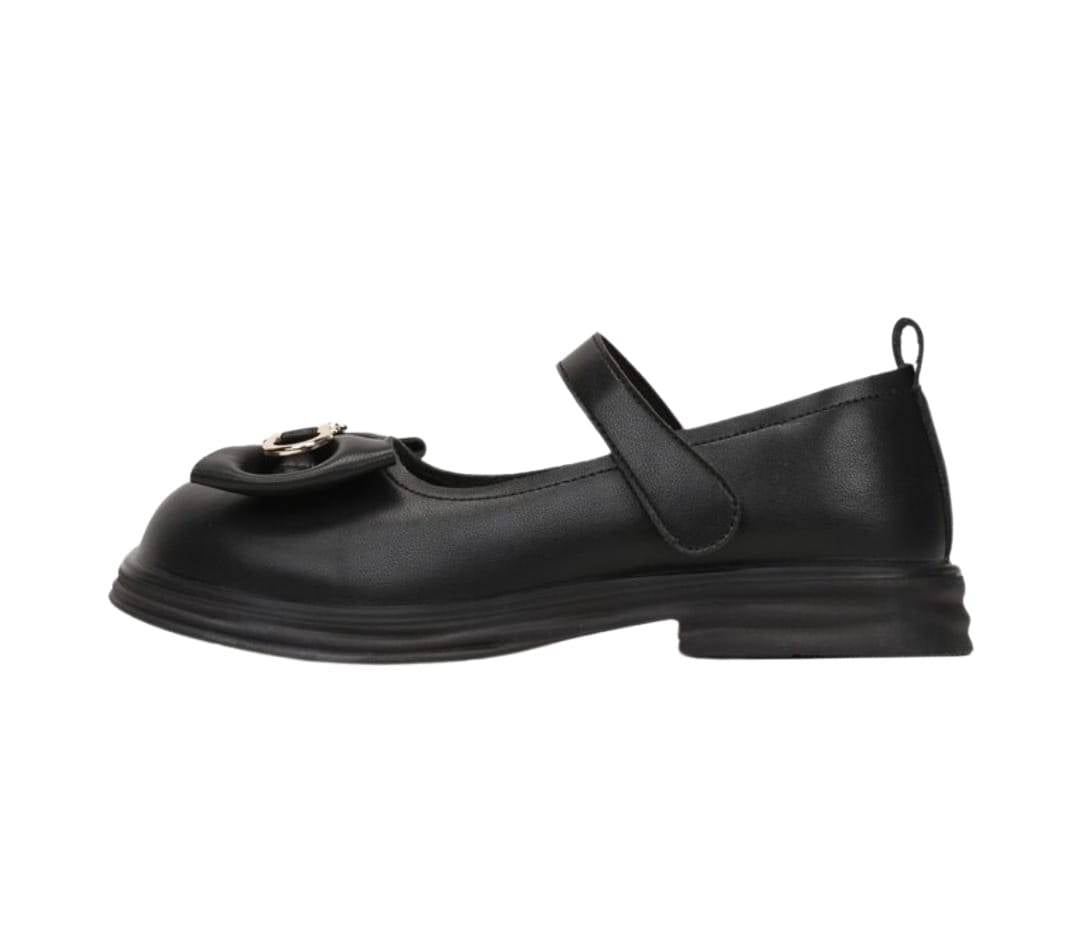 Pantofi Piele fetite, Apawwa MC529-530, Negru, 26 EU - 37 EU