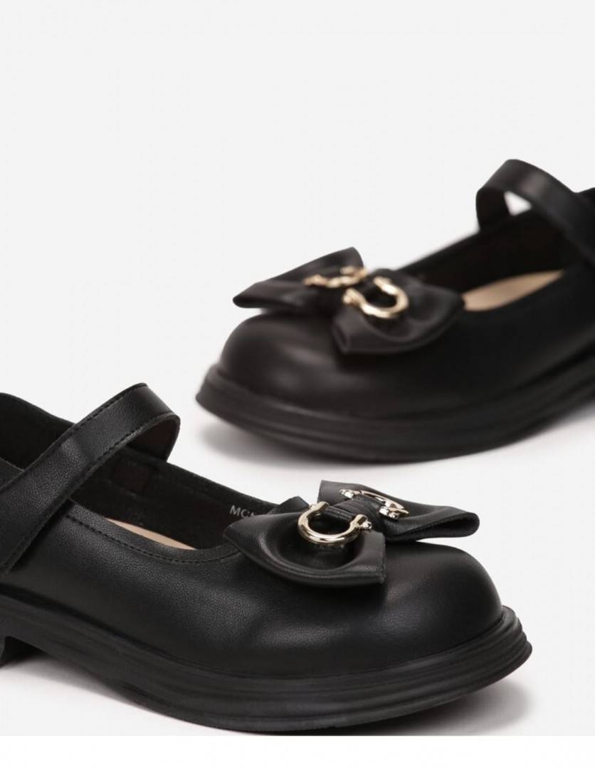 Pantofi Piele fetite, Apawwa MC529-530, Negru, 26 EU - 37 EU