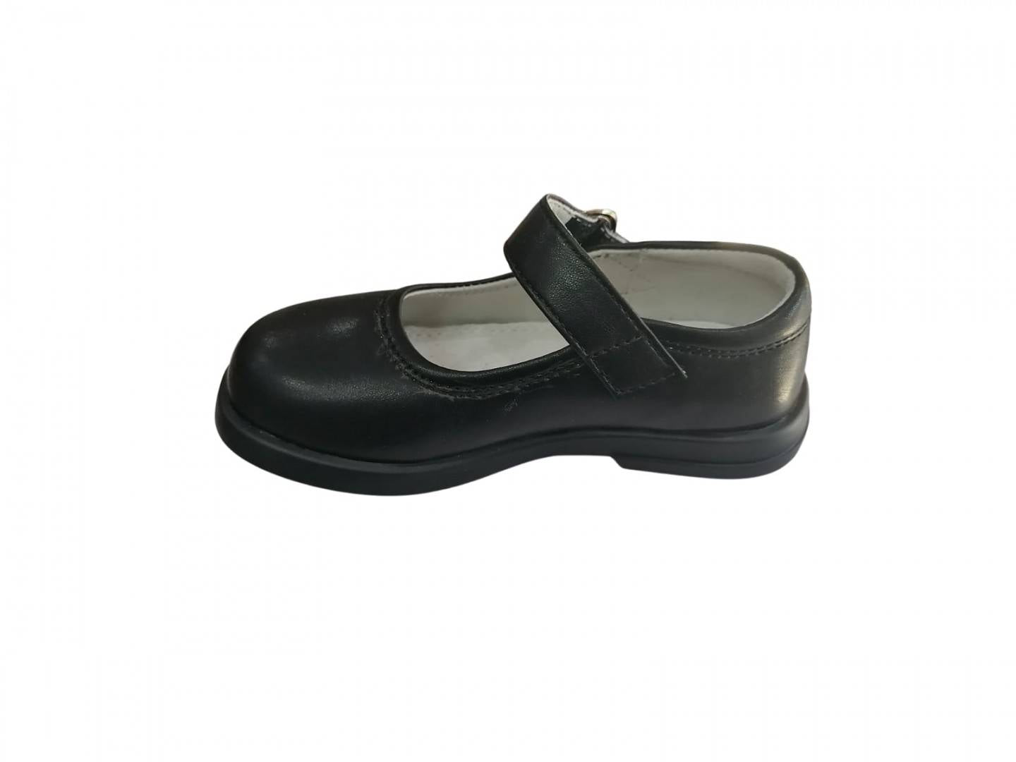 Pantofi Piele Fetite, Apawwa MC531-532, negru, 24 EU- 35 EU