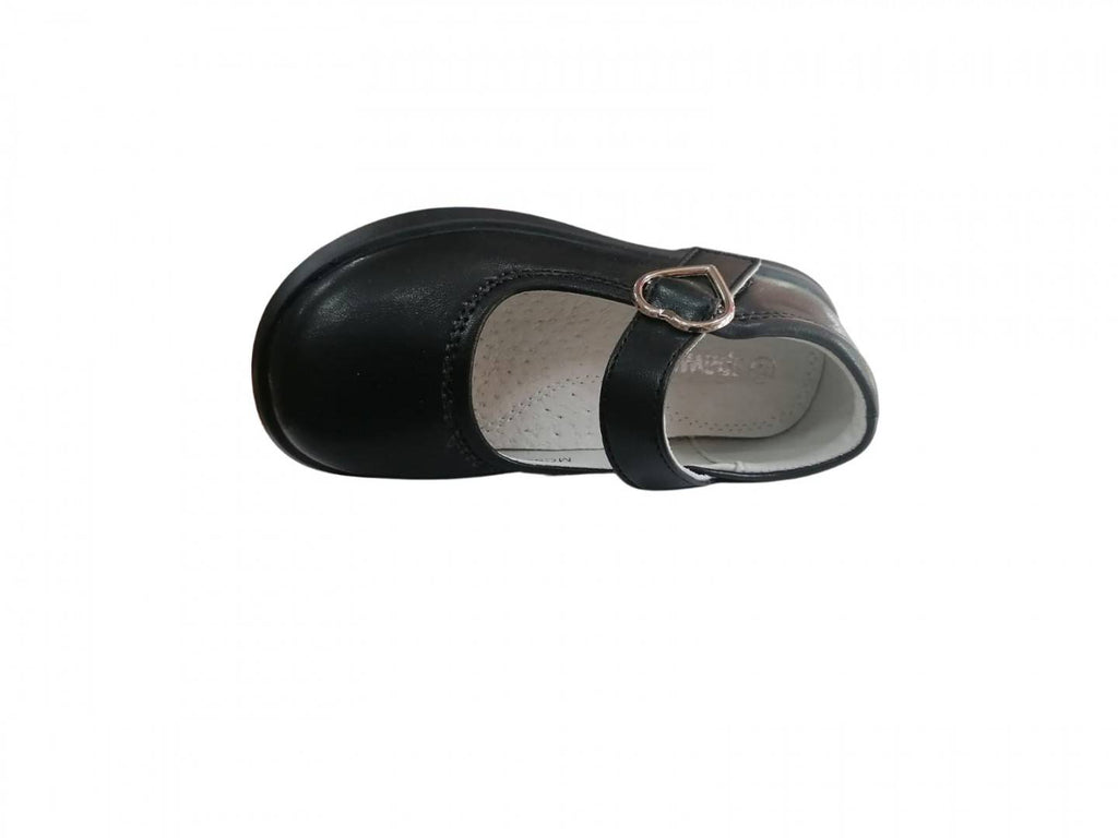 Pantofi Piele Fetite, Apawwa MC531-532, negru, 24 EU- 35 EU