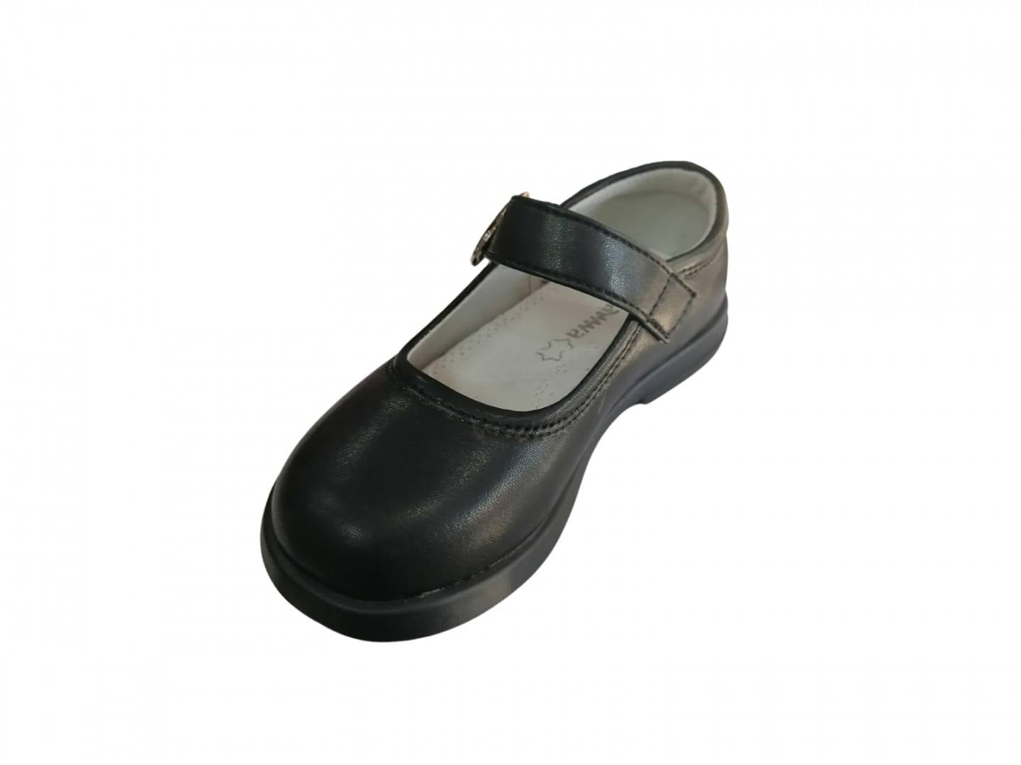 Pantofi Piele Fetite, Apawwa MC531-532, negru, 24 EU- 35 EU