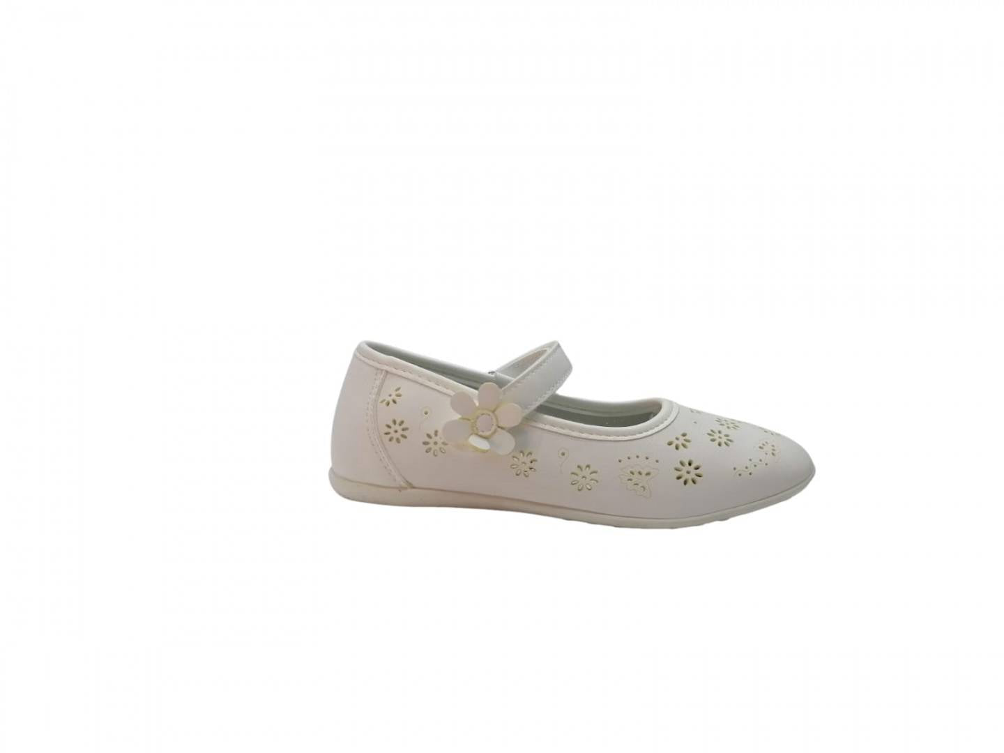 Pantofi piele, pentru fetite, Apawwa HC611, alb, marimea 31 - 36