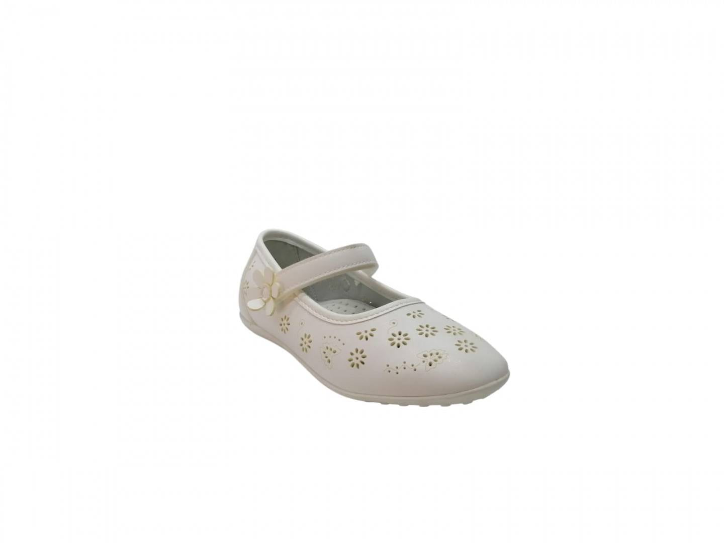 Pantofi piele, pentru fetite, Apawwa HC611, alb, marimea 31 - 36