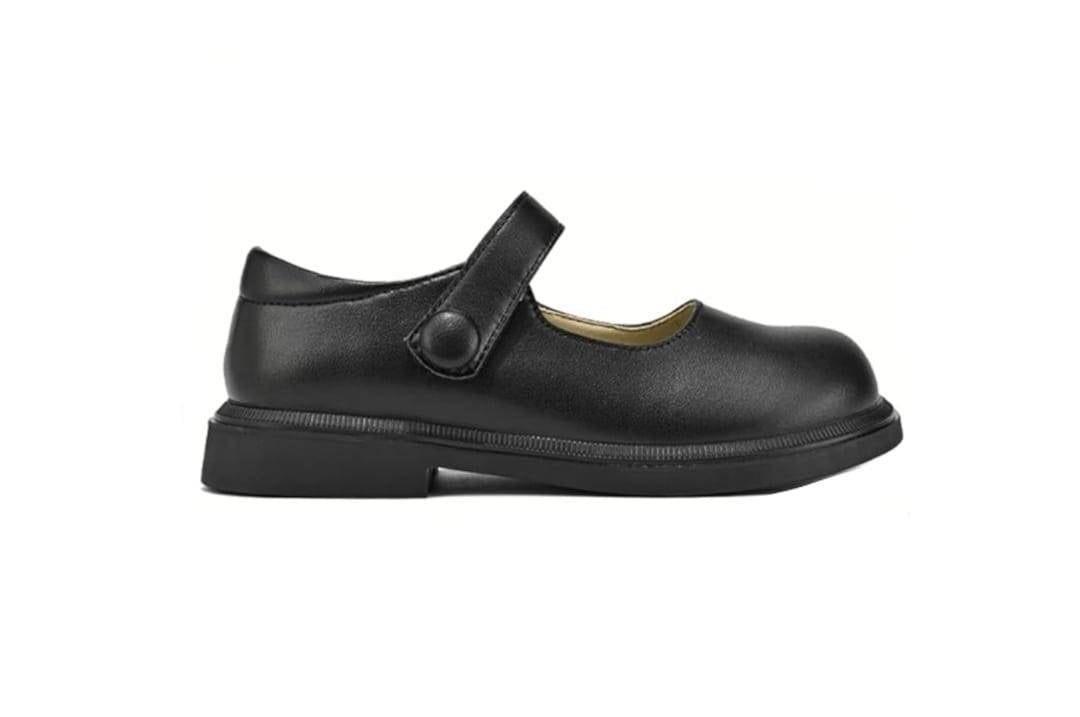 Pantofi piele pentru fetite, M563, negru, marimea 31 - 37