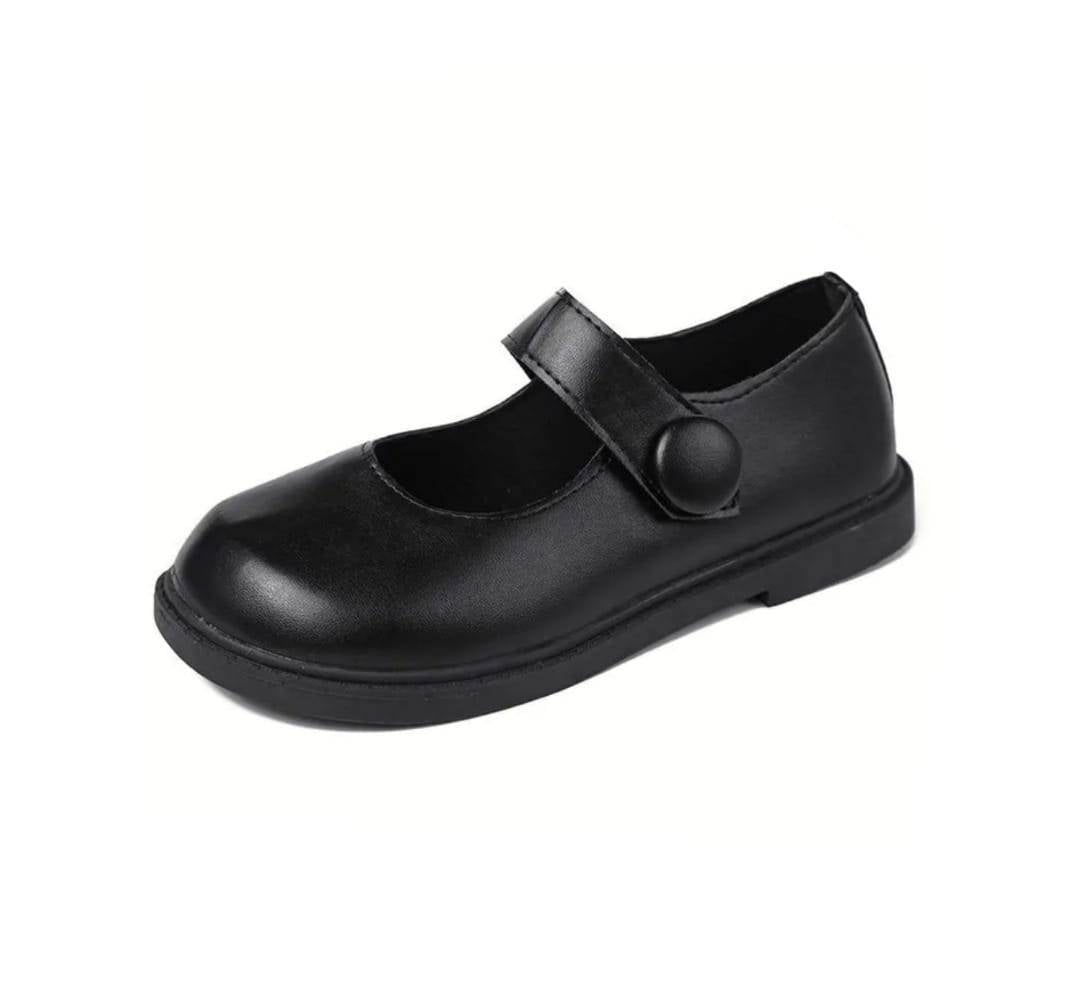 Pantofi piele pentru fetite, M563, negru, marimea 31 - 37