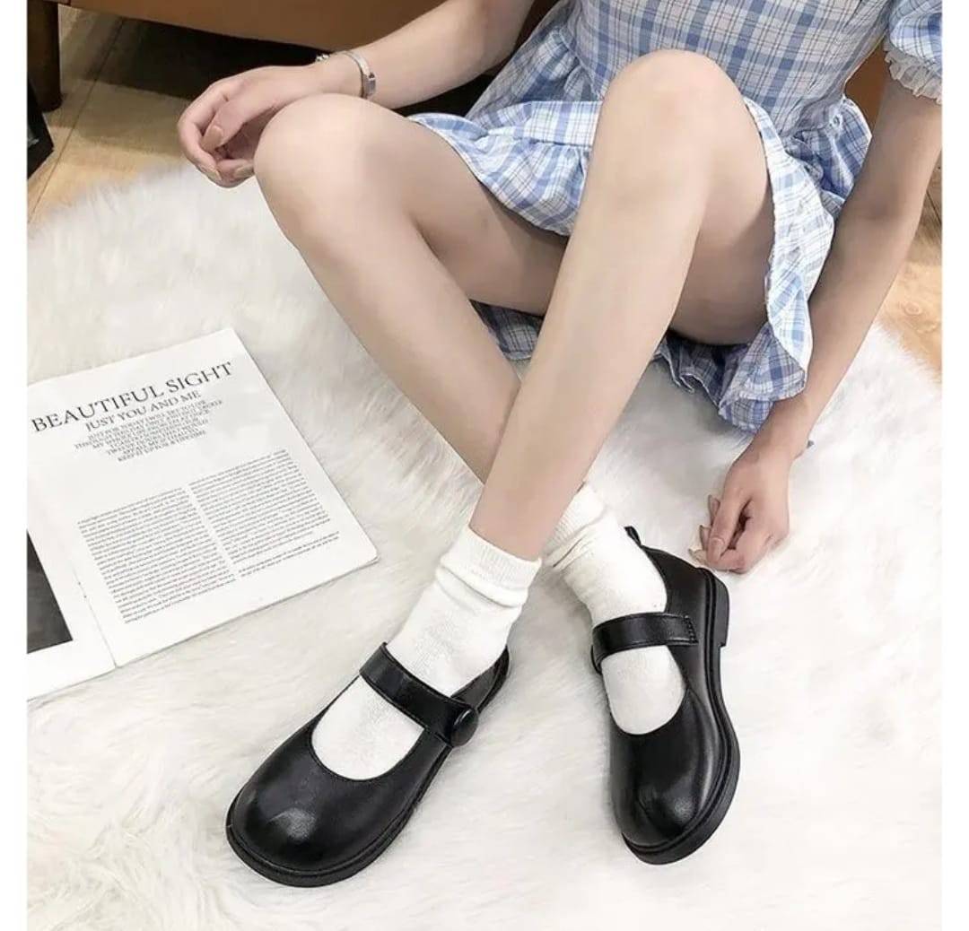 Pantofi piele pentru fetite, M563, negru, marimea 31 - 37