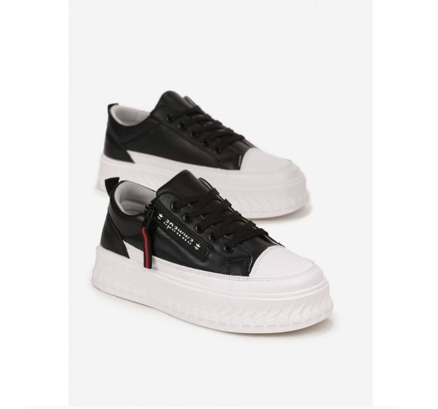 Pantofi sport copii, Apawwa T839-840, negru/alb, 25 EU - 36 EU