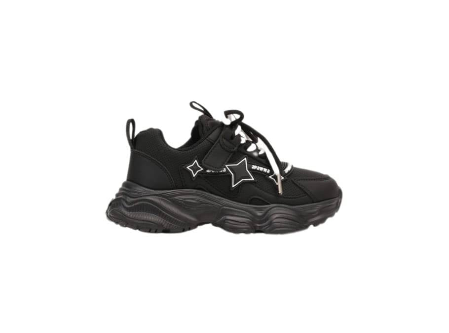 Pantofi sport copii, N777, negru, marimea 27 - 37
