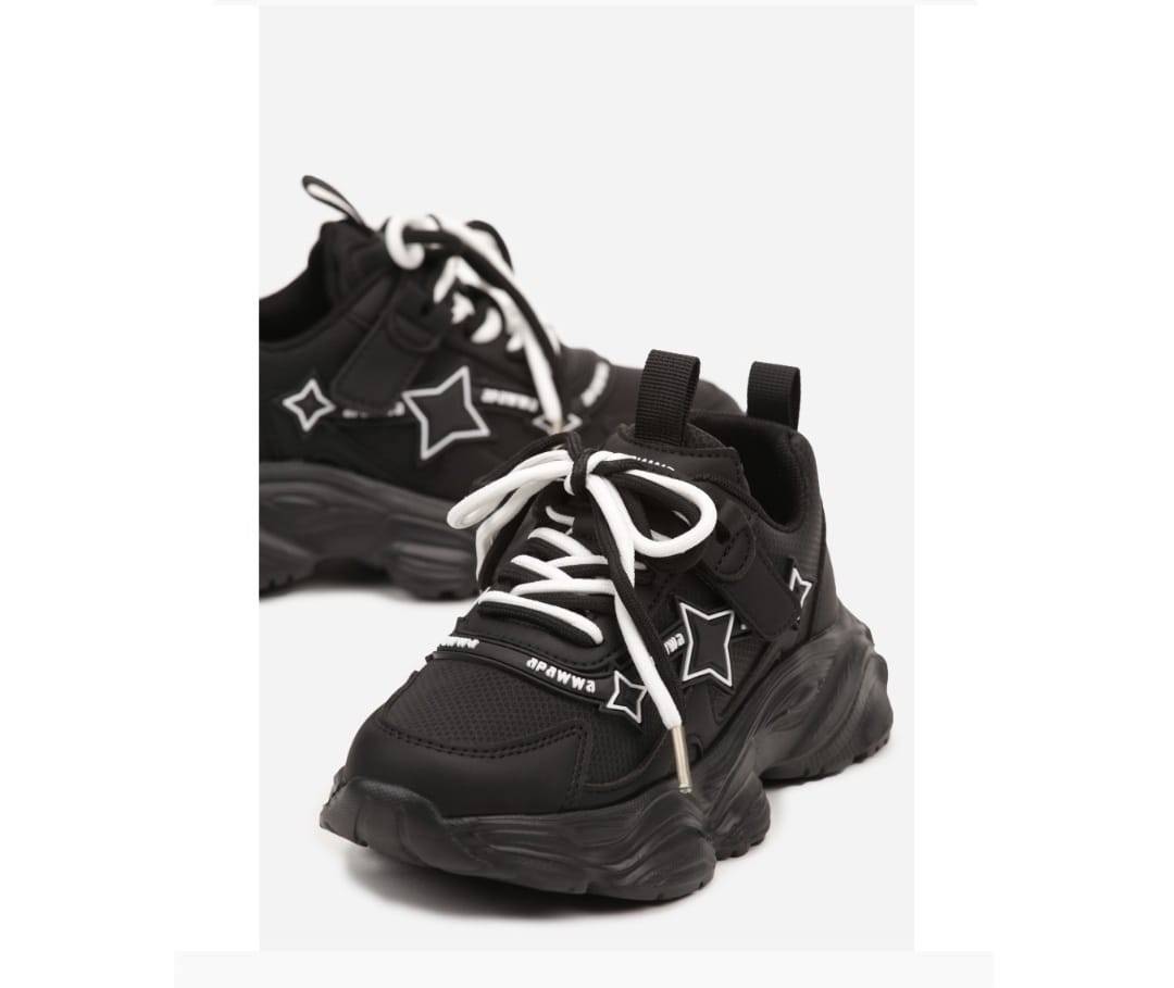Pantofi sport copii, N777, negru, marimea 27 - 37