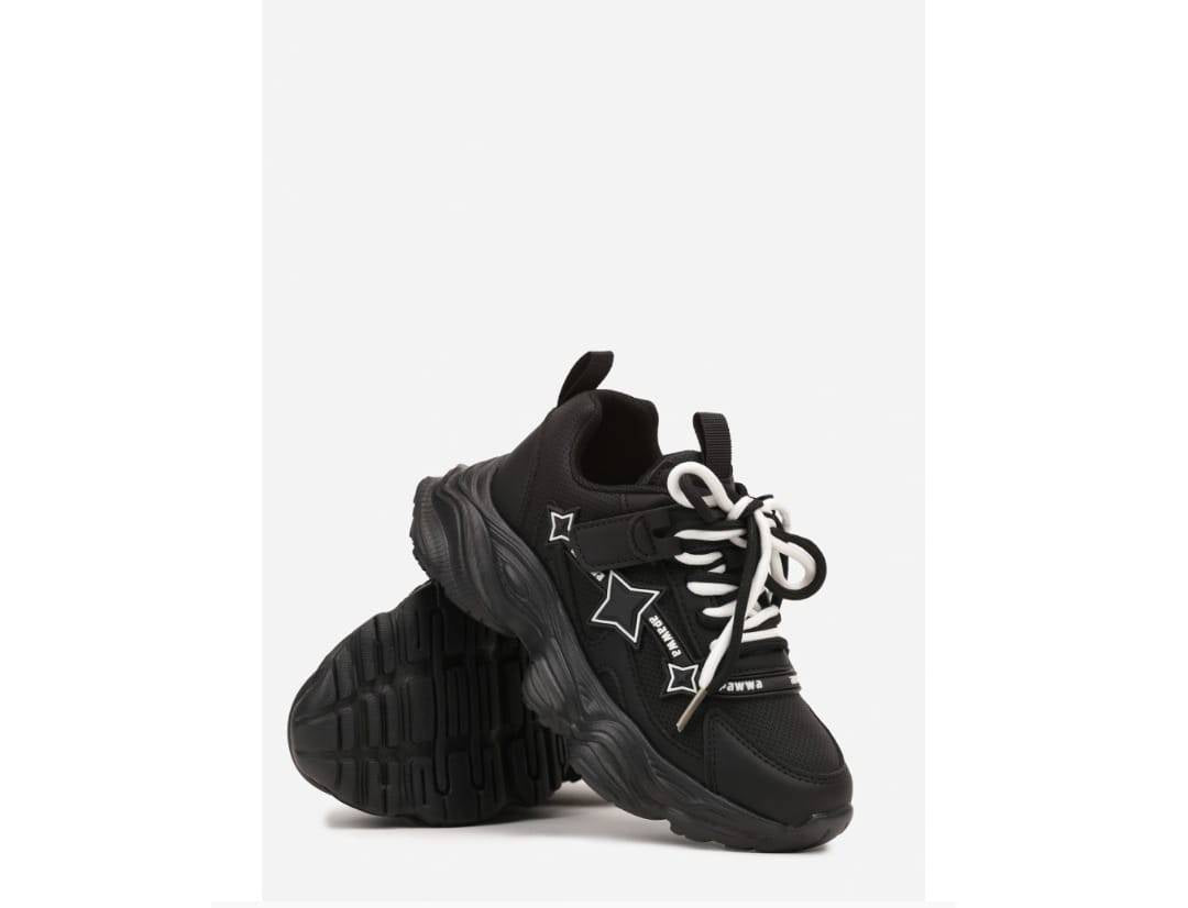 Pantofi sport copii, N777, negru, marimea 27 - 37