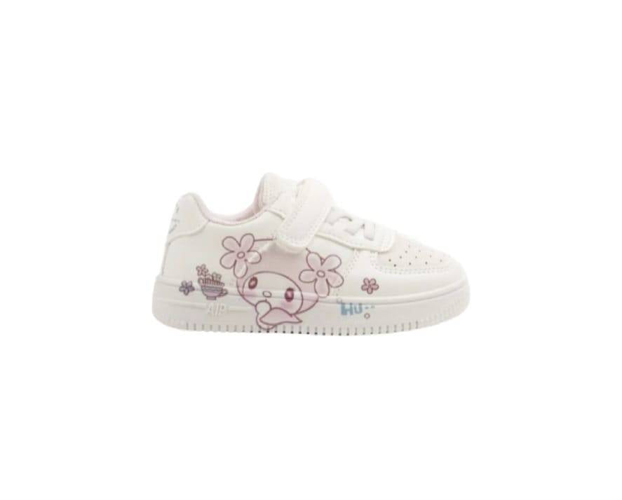Pantofi sport fetite, Apawwa A3200P, alb/roz, marimea 26 - marimea 31