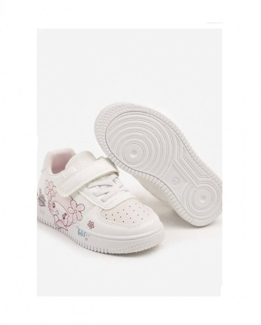 Pantofi sport fetite, Apawwa A3200P, alb/roz, marimea 26 - marimea 31