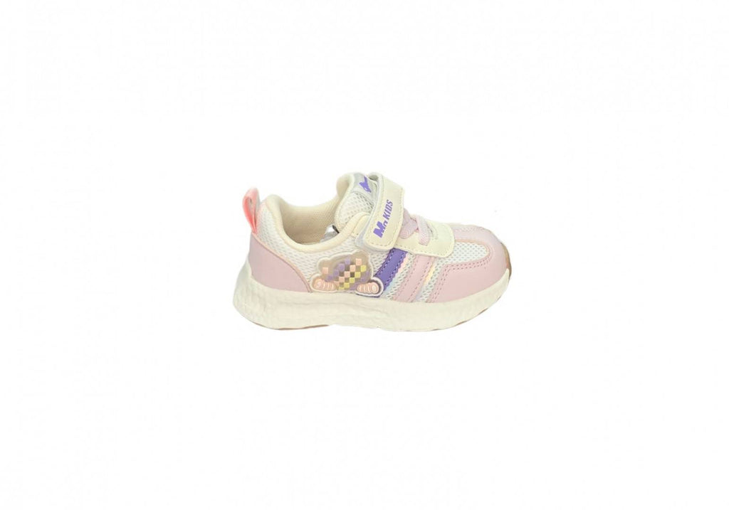 Pantofi sport, model primavara - vara, Apawwa E1168R, alb/roz, marimea 23 - 27