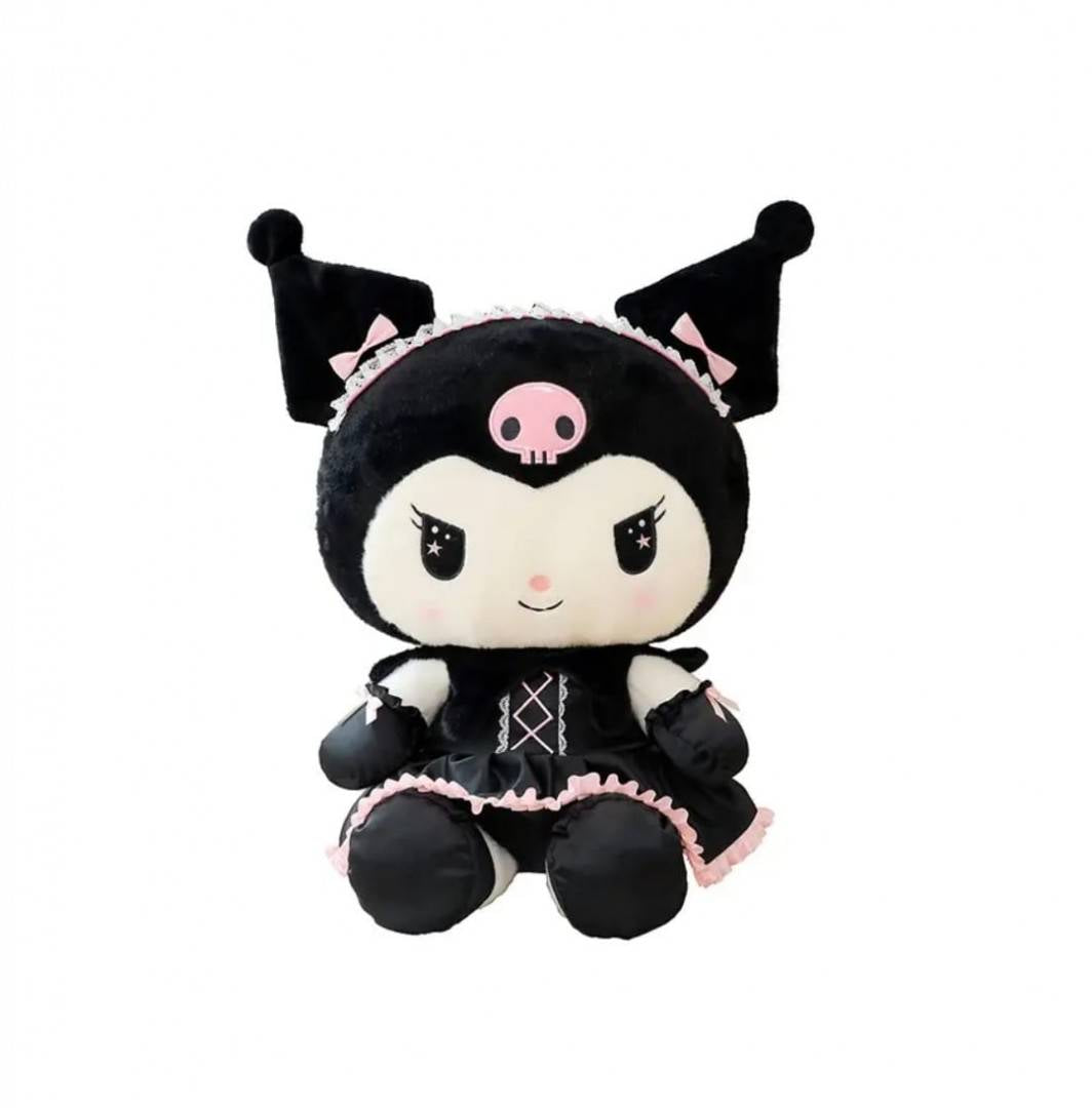 Papusa de plus, Kuromi din seria Hello Kitty Sanrio, 40 cm