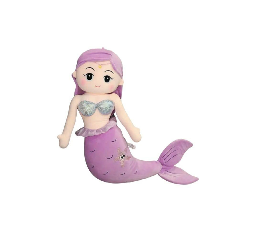 Papusa de plus, Sirena, MASHASHOP, mov, 35 cm