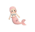 Papusa de plus, Sirena, MASHASHOP, roz deschis, 35 cm