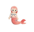 Papusa de plus, Sirena, MASHASHOP, roz inchis, 35 cm
